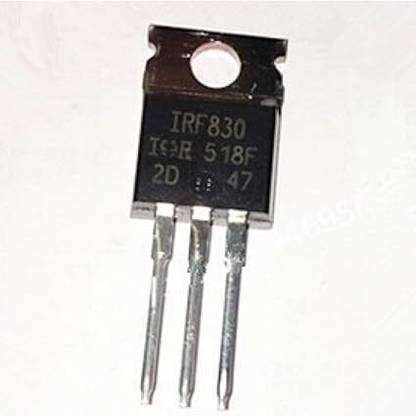 iBAT SOLUTIONS IRF830 N-Channel Power Mosfet Transistor 500V 4.5A (Pack of 4) IRF 830 Electronic Components Electronic Hobby Kit