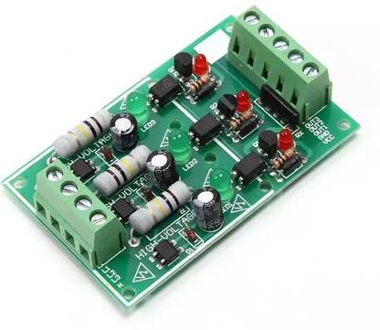 xcluma 3 Channel Optocoupler Isolation Module AC 220V Isolated Board AC Detection Electronic Components Electronic Hobby Kit