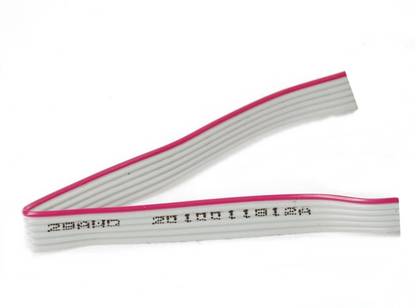e4u 6 Pin Flat Grey Ribbon Interconnection Cable 1.27mm Pitch - 1 Meter Interconnect Electronic Hobby Kit