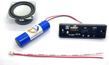 Electronics Crafts a 007 Bluetooth Audio Card with 2 inch speaker and battery Sound Recorder and Sound Circuit Electronic Hobby Kit