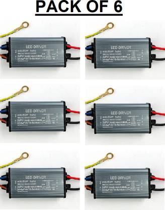 EASTRA PACK OF 6 50Watts, 300mA, LED Flood Light Driver LED Driver