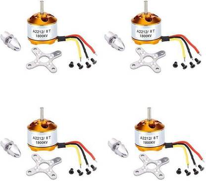 NIHAKA 4 Pcs A2212 13T 1000KV Brushless Motor DJI F450 F550 MWC Multicopter Motor Control Electronic Hobby Kit