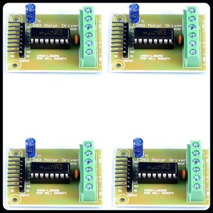 R&D A-4 Pcs L293D Motor Driver Module boards compatible with NodeMcu, Raspberry Pi Electronic Components Electronic Hobby Kit