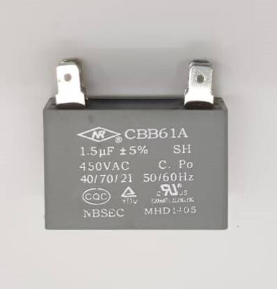 Pardzworld 1.5 mfd 4-Pin Capacitor, 450V AC, for Air Conditioner, Match & Buy Electronic Components Electronic Hobby Kit