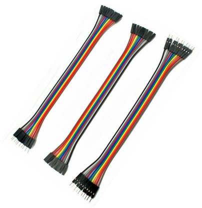 Scienticy Combo of 3 type Jumper Wire/Cables Breadboard Connecting Wires (10 Units Each) Electronic Components Electronic Hobby Kit