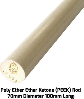 EXUBE PEEK Rod 70mm Diameter 100mm Long (100mm) Electronic Components Electronic Hobby Kit