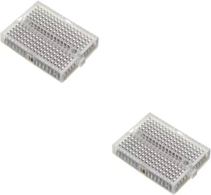 Flyrobo (2 Pcs) Pro3D SYB-170 Points Solderless Prototype Mini Transparent Breadboard Electronic Components Electronic Hobby Kit
