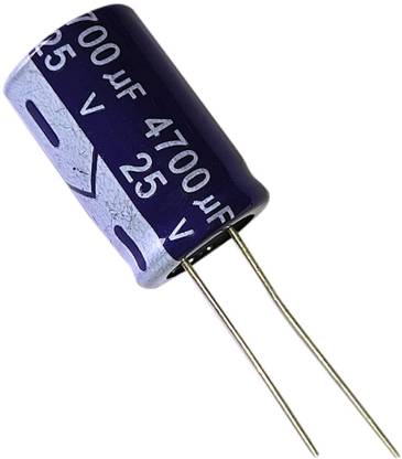 Wizzo (Pack of 15 Pieces) 4700uF 25v Electrolytic Capacitors Electronic Circuit Repair Electronic Components Electronic Hobby Kit
