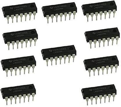 MIFRA ELECTRONICS LM339 IC DIP-14 Package (LM339)-10PCS Electronic Components Electronic Hobby Kit