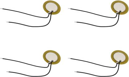 Flyrobo (4 pc) 12mm Piezoelectric Ceramic Buzzer - - Electronic Components Electronic Hobby Kit