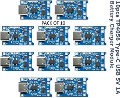 3REE 10pc TP4056 Type-c USB 5V 1A 18650 Lithium Battery Charger Module Charging Board Electronic Components Electronic Hobby Kit