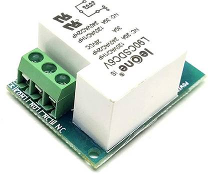 INVENTO 1Pcs 6V 30A 1 Channel Relay Module Low Level Trigger for Home automation Automotive Electronic Hobby Kit