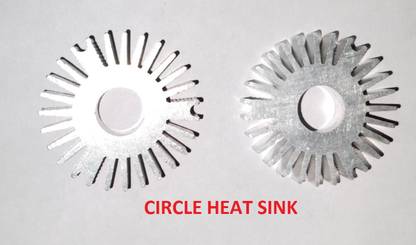 RISARYA ROUND SHAPE ALUMINIUM HEAT SINK FOR MULTIPURPOSE ELECTRONIC ITEMS 2PCS PACK Electronic Components Electronic Hobby Kit