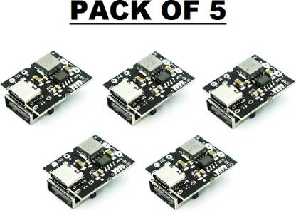 SG Flash PACK OF 5 5V2A Booster module High precision Type-C Electronic Components Electronic Hobby Kit