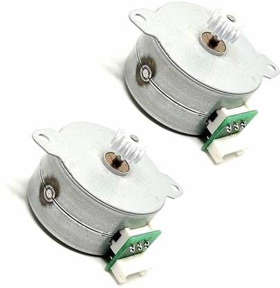 INVENTO 2Pcs DC Stepper Motor 42mm 3.5kg-cm 2 Phase 4 Wire Micro Stepping Motor Automotive Electronic Hobby Kit
