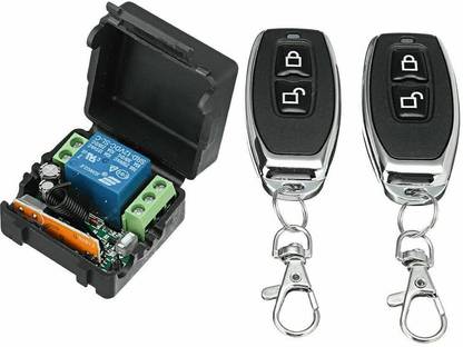 SG Flash PREMIUM 1CH Remote Control Switch DC12V Relay Module +2 RF Transmitter Wireless Electronic Components Electronic Hobby Kit
