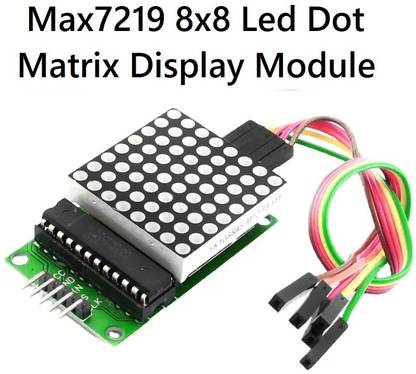3REE PREMIUM QUALITY MAX7219 Dot Led Matrix Module MCU Control LED Display Electronic Components Electronic Hobby Kit