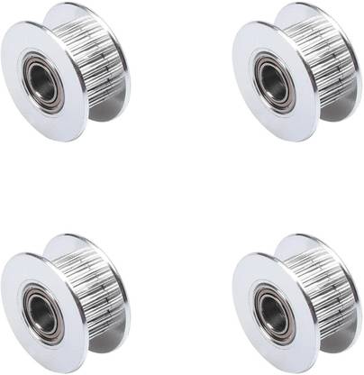 Flyrobo (4 Pcs) Pro3D 20 Tooth 5mm Bore GT2 Timing Idler Aluminum Pulley For 6mm Belt Electronic Components Electronic Hobby Kit