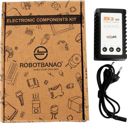 Robotbanao B3 Charger B3 Lipo Battery Balance Charger for Rc Lipo Battery, 7.4V 11.1V Electronic Components Electronic Hobby Kit