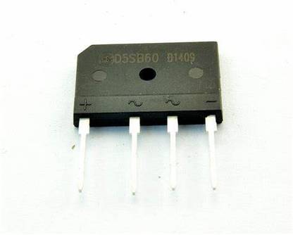 iBAT SOLUTIONS 3PCS D5SBA60 Flat Bridge Rectifier 5A 600V,D5 SBA 60 Rectifier Electronic Components Electronic Hobby Kit