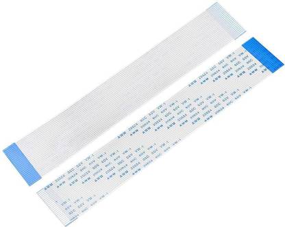 SHIVLAHERI FFC Cable 24 Pin 1mm Pitch B-Type 100MM Length Flat Flexible FPC Ribbon Cable Electronic Components Electronic Hobby Kit