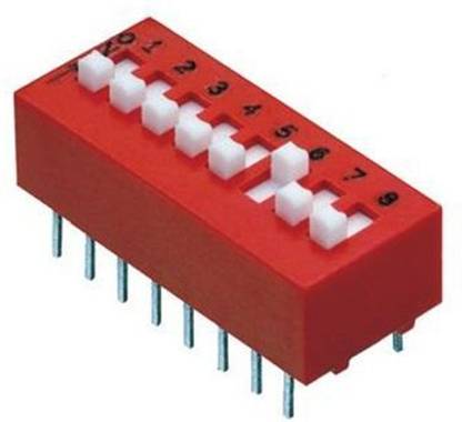 Delson Electronics 8 way slide switch 16 Pin Pack of 2 Pieces Electronic Components Electronic Hobby Kit