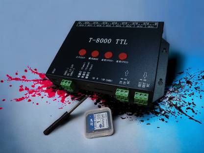 Riptu T8000 TTL LED Controller: Pixel Light Control for WS2811/WS2812/1903 LEDs Micro Controller Board Electronic Hobby Kit