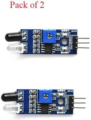epine IR Proximity Sensor and Obstacle sensing and Motion Detector (Pack of 2) Security Circuit and Motion Detector Electronic Hobby Kit