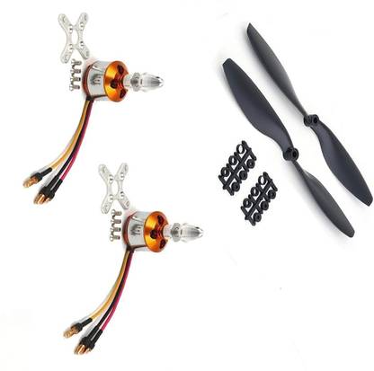 INVENTO 2Pcs 1800KV BLDC Brushless Motor + 1245 12x4.5 12 inch Automotive Electronic Hobby Kit