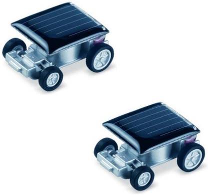 Roboway 2 World's Smallest Car Mini Solar Science Assembly Vehicle DIY Car Children Toy Game Electronic Hobby Kit