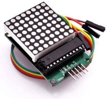 Vayuyaan MAX7219 Dot Matrix Module with LED Display Arduino, Raspberry Pi and DIY Kit Electronic Components Electronic Hobby Kit