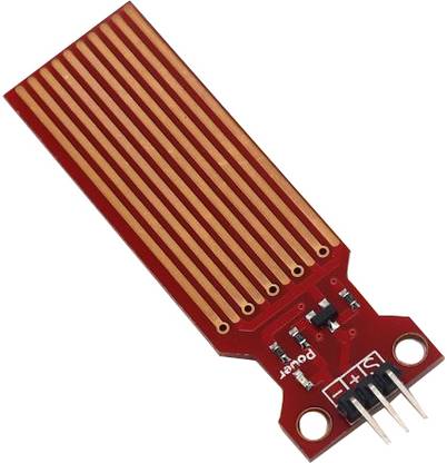 Electronic Spices Water Sensor Module for Arduino Moisture / Drop / Depth of Water Test - Red Electronic Components Electronic Hobby Kit