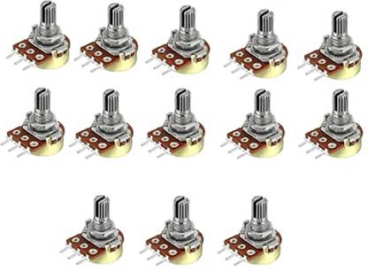WHO 10K Ohm Linear Taper Rotary Potentiometer B10K Electronic Components Electronic Hobby Kit