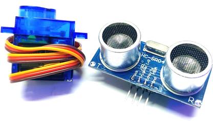 Creativity think 07 Servo Motor and Ultrasonic Sensor for all micro controlling boards Electronic Components Electronic Hobby Kit