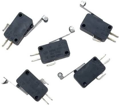ERHIndia (5 Pcs) 16A Limit Switch Roller Type 220v AC with Roller 3 Pin Electronic Components Electronic Hobby Kit