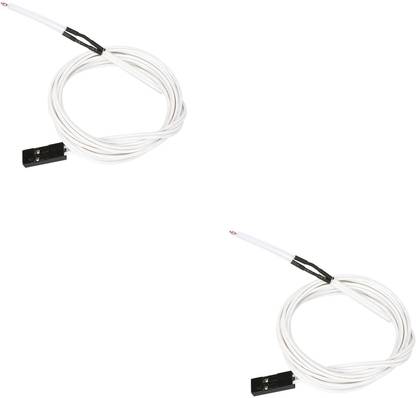 Flyrobo (2 Pcs) Pro3D 100k NTC 3950 Thermistor 1 Meter Cable with DuPont End for 3D Pr Electronic Components Electronic Hobby Kit