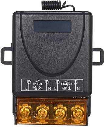 Roboway 433Mhz Universal Wireless RF Remote Control Switch AC220V 1CH 30A Relay Receiver Electronic Components Electronic Hobby Kit