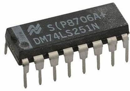 iBAT SOLUTIONS 3PCS 74LS251 Data Selector or Multiplexer IC With 3-State Output,74 LS 251 Electronic Components Electronic Hobby Kit