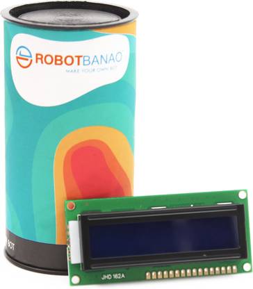 Robotbanao LCD 16x2 Alphanumeric Display (JHD162A) for 8051, AVR, Arduino, PIC, ARM All 2pc LCD Display