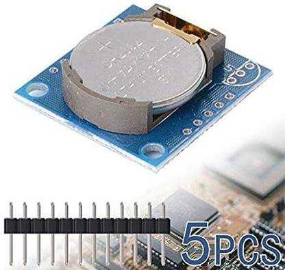 AUTO BOTIX 5PCS I2C Tiny RTC DS1307 Real Time Clock Module AT24C32 Board for Arduino T D9Y3 Electronic Components Electronic Hobby Kit