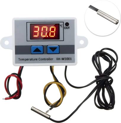 Robo Ocean XH-W3001 AC 220V 1500W Digital Microcomputer Thermostat Switch (Pack of 1) Temperature Sensor and Controller Electronic Hobby Kit