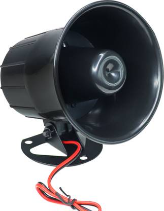 Electronic Spices ES-626 12V 110dB Horn Alarm Siren Electric Wired Indoor/Outdoor Loudspeaker Horn Electronic Components Electronic Hobby Kit