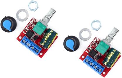 EASTRA PACK OF 2 Mini DC Motor PWM Speed Controller Switch Module Power Supply Electronic Hobby Kit