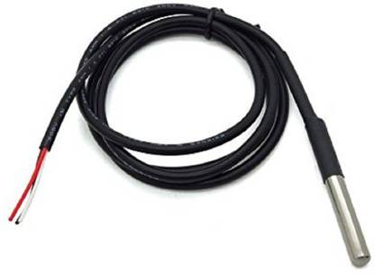 Robotbanao Waterproof DS18B20 Digital Temperature Sensor Probe 100cm Wire Cable for Arduino Temperature Sensor and Controller Electronic Hobby Kit