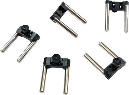 ERHIndia (5 Pcs)2 Pin AC Connector for Rechargeable LED Bulb Torch Repairing Spare Parts Power Supply Electronic Hobby Kit