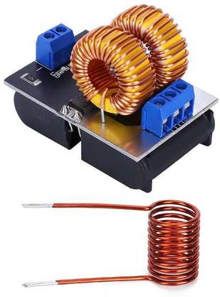Flyrobo 5v-12v ZVS Induction Heating Power Supply Module Board with Coil Electronic Components Electronic Hobby Kit