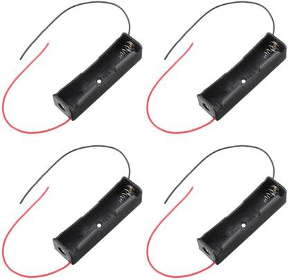Flyrobo (4 pc) 18650 Lithium Battery Holder for Battery 1 x 18650 Cell - - Electronic Components Electronic Hobby Kit