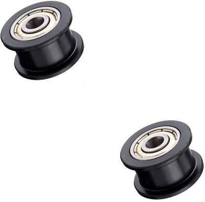 Flyrobo (2 Pcs) Pro3D Rubber Bearing Pulley H Groove Wheel for 3D Printer Electronic Components Electronic Hobby Kit