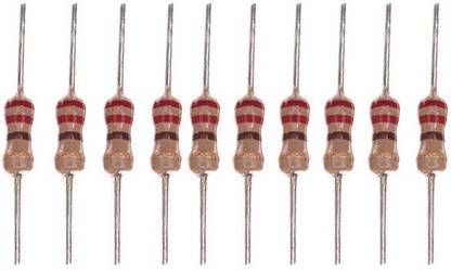 IOTCART 220 Ohm Resistor - (Pack of 10) Electronic Components Electronic Hobby Kit