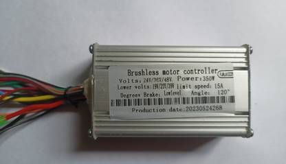 Rohitkits ELECTRIC CYCLE HUB MOTOR CONTROLLER FOR 250WATT/350 WATT MOTOR FOR 24/36/48 VOLT Electronic Components Electronic Hobby Kit